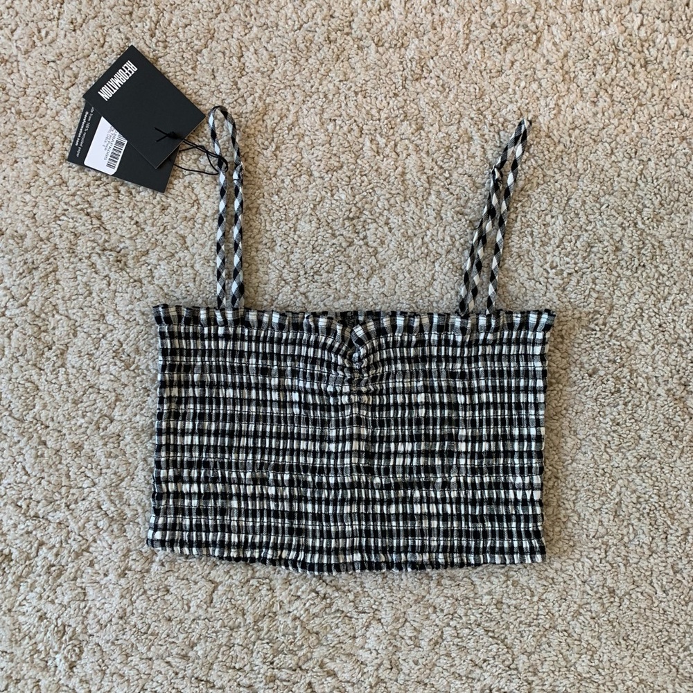 Reformation cropped tube top